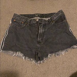 Washed Jean shorts